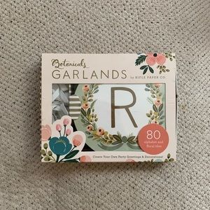 Rifle Paper Co Botanical Garland Signage